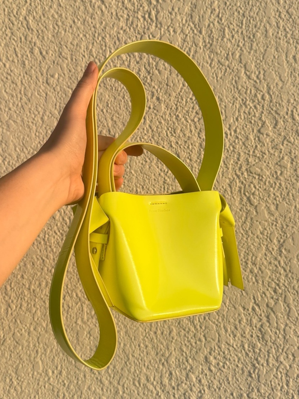 Acne Studios Leather Neon Micro Musubi - Picture 4 of 15